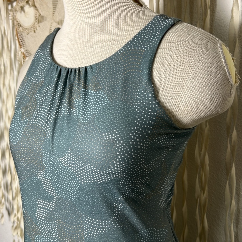 Prana NWT Skypath Athliesure Dress Size Small in Blue Dotty - Picture 3 of 15